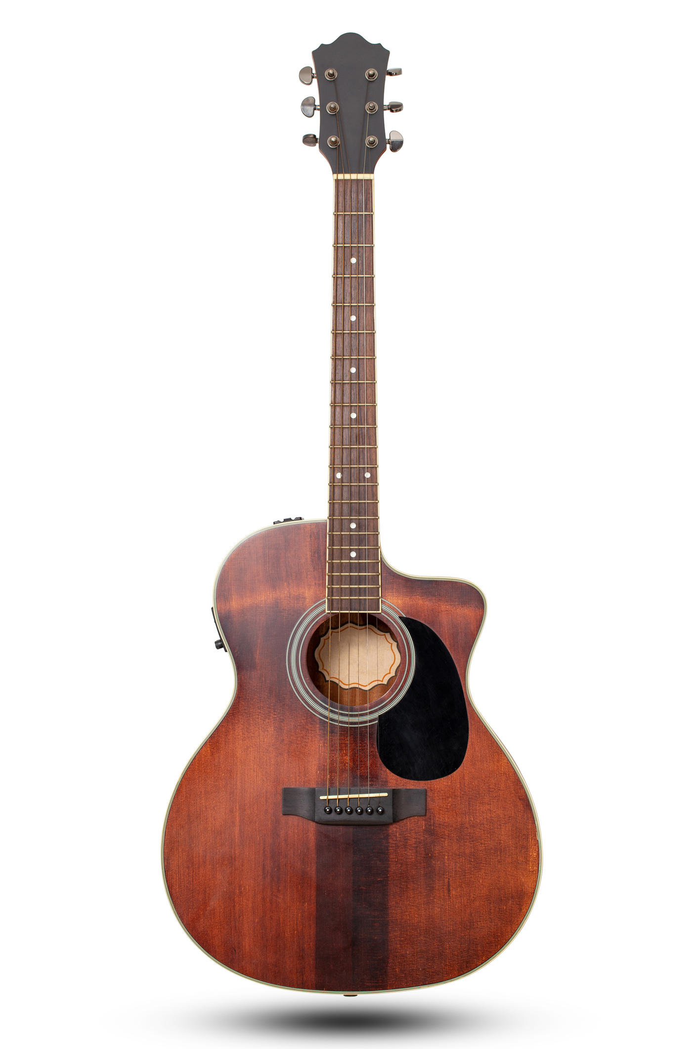 classic acoustic guitar isolated on white background Cours de guitare pour tous les niveaux